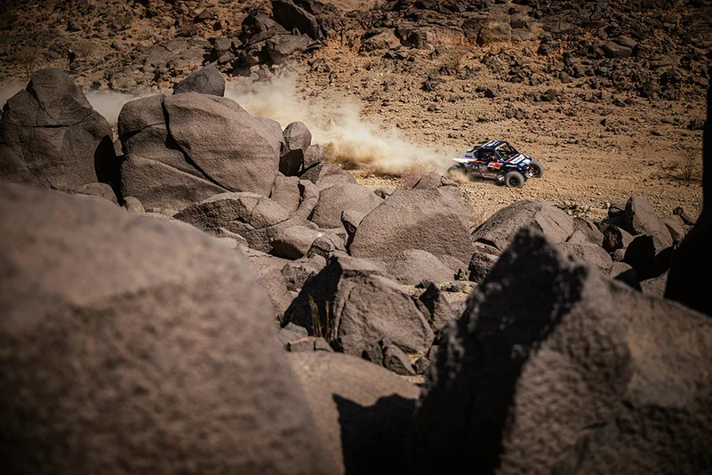 Dakar Rally 2025 World Rally-Raid Championship in Saudi Arabia Pau Navarro and Lisandro Sisterna