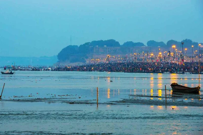 Maha Kumbh Mela Triveni Sangam Ghat