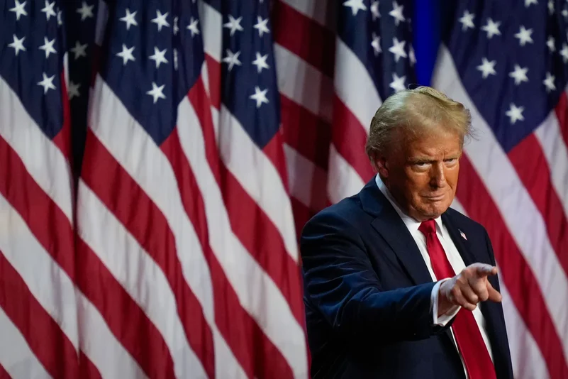 Newly sworn-in US President Donald Trump