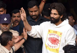 PTI : Telugu Superstar Allu Arjun released from jail