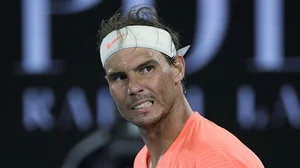  Andy Brownbill/PA : Rafael Nadal slipped to defeat in Barcelona.