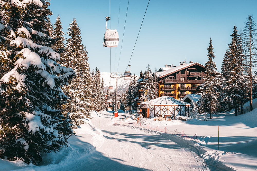 Courchevel, nestled in the heart of the French Alps