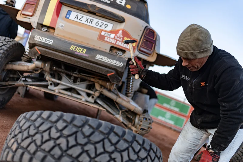 Stage 4 of the Rally Dakar 2025 from Al Henakiyah to Al Ula, Saudi Arabia: Mathieu Baumel