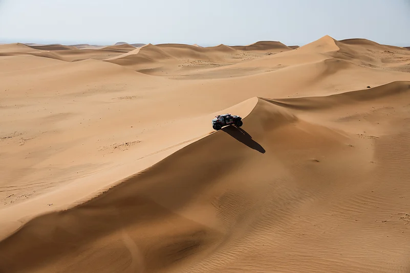 Dakar Rally 2025 Stage 8 from AL DUWADIMI to RIYADH, Saudi: Nasser Al-Attiyah and Edouard Boulanger