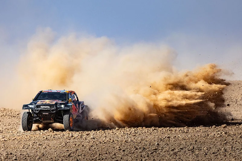 Dakar Rally 2025 Stage 9 from Riyad to Haradh, Saudi Arabia: Lucas Moraes and Armand Monleon