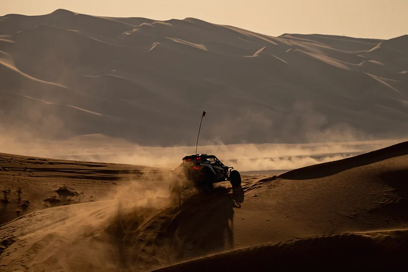 Saudi Arabia Dakar Rally 2025 Satge 11 photo: Francisco Chaleco Lopez and Juan Pablo Latrach