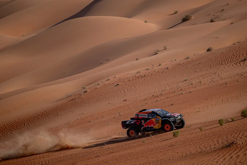 Saudi Arabia Dakar Rally 2025 Satge 11 photo: Lucas Moraes and Armand Monleon