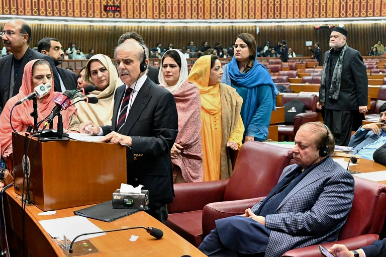 New Pakistani Prime Minister Shehbaz Sharif - AP