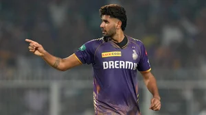 AP : Kolkata Knight Riders seamer Harshit Rana