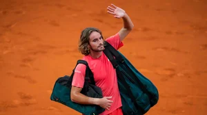 AP Photo/Manu Fernandez : File Photo: Paula Badosa says she and Stefanos Tsitsipas are no longer a love match.