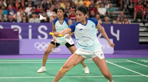 AP/Dita Alangkara : India's Ashwini Ponnappa (right) and Tanisha Crasto crashed out in the group stage of the women's doubles competition at the Paris Olympics.