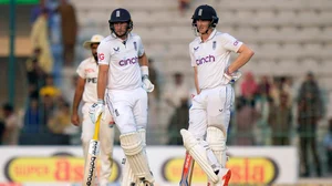 AP/Anjum Naveed : Joe Root and Harry Brook.