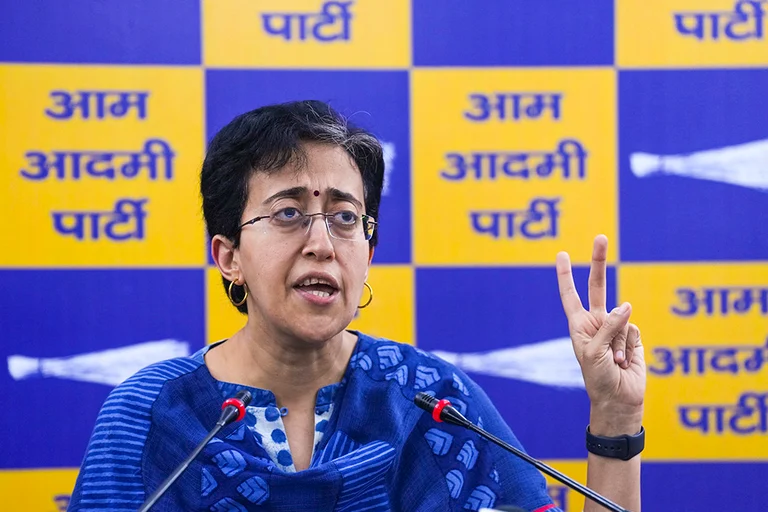 CM Atishi Launches Crowdfunding Campaign To Contest Elections - | Photo: PTI/Kamal Singh