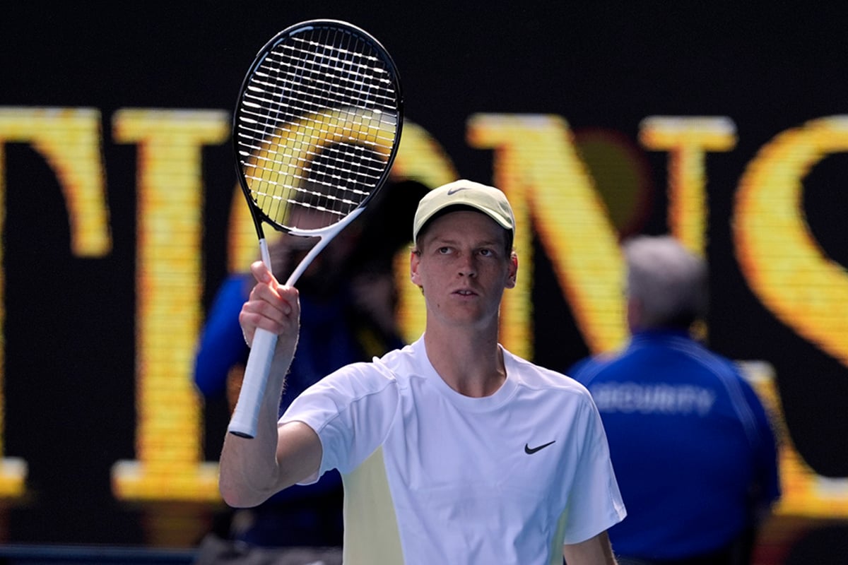 Australian Open tennis championship 2025 - Jannik Sinner vs Holger Rune