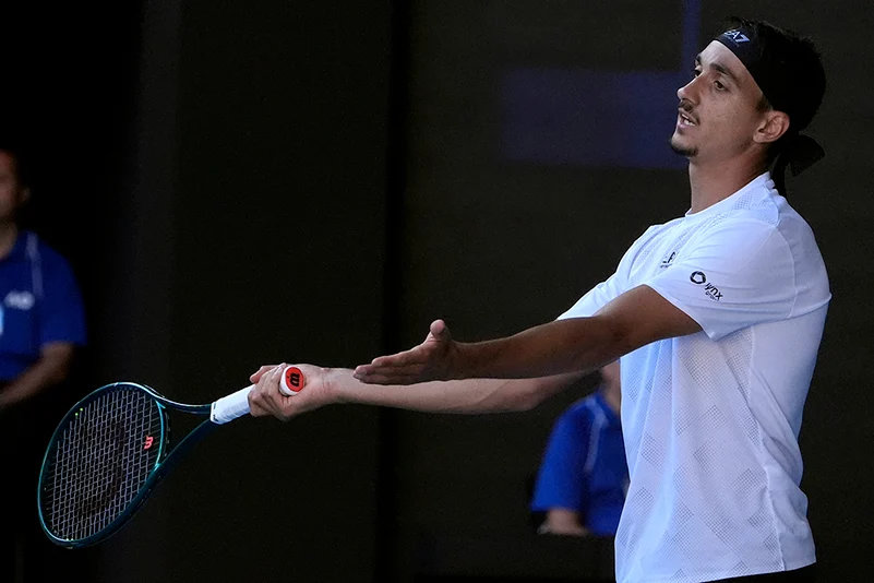 Australian Open tennis championship 2025 quarterfinal - Ben Shelton vs Lorenzo Sonego