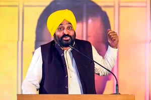 | Photo: PTI : Bhagwant Mann