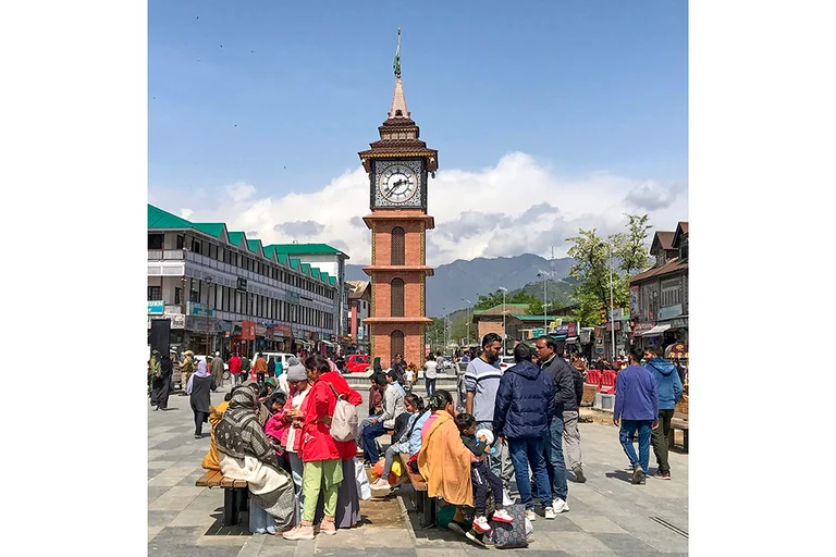 Srinagar's Lal Chowk - | Photo: PTI