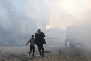 | Photo: AP/PTI : Leaders at news organizations across the world sign letters expressing solidarity with Gaza journalists