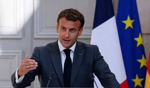 | Photo: AP : French President Emmanuel Macron 