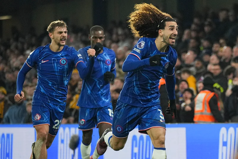 English Premier League soccer Chelsea Vs Wolverhampton Wanderers- Marc Cucurella