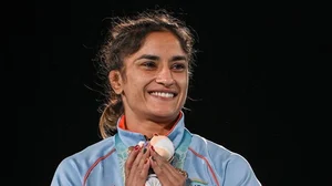 X/Phogat_Vinesh : Indian wrestler Vinesh Phogat.