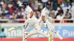 X/CricCrazyJohns : Kuldeep Yadav and Dhruv Jurel during their partnership on day 3.