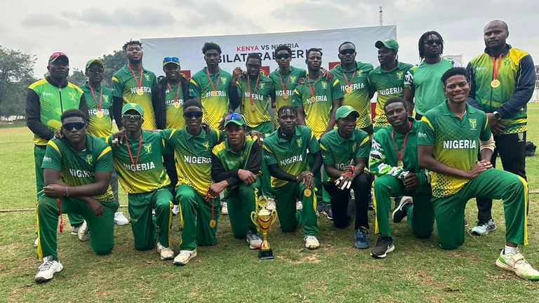 The Nigeria men's national cricket team. - X/Nigeria Cricket Federation