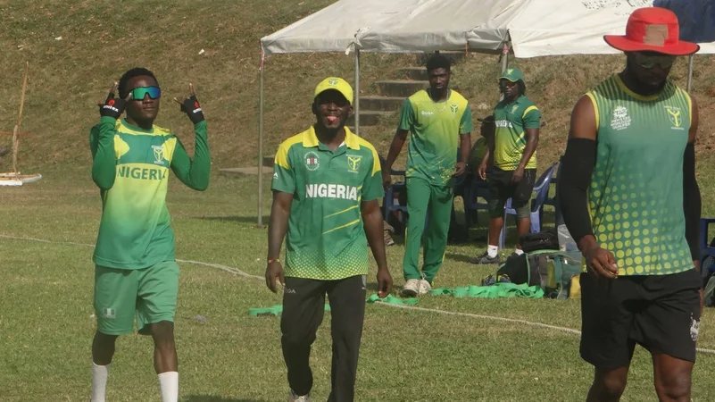 The Nigeria mens national cricket team.