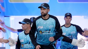 X|Strikers_BBL : Adelaide Strikers in action in the BBL 2024-25