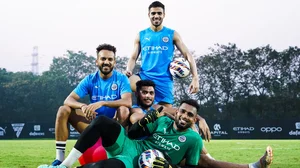 Photo: X/Mumbai City FC : Mumbai City FC players train ahead of their Indian Super League match against Jamshedpur FC.