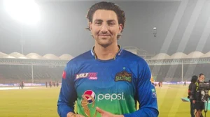 Tim David is currently playing for Multan Sultans in the Pakistan Super League 2022.  