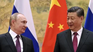 Presidents Vladimir Putin and Xi Jinping