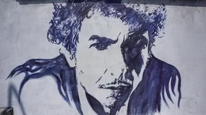 Representative image: A street art of Bob Dylan