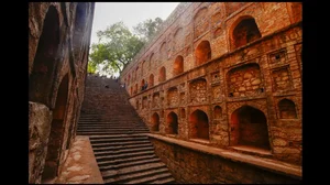 The famed Agrasen ki Baoli in New Delhi 