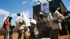 UNHCR relief work in Africa.