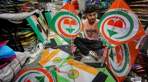 Tricoloured kites in Jammu 