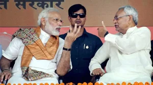 Prime Minister Narendra Modi with Bihar CM Nitish Kumar 