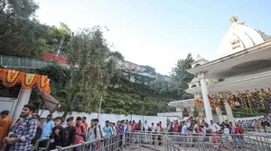 | Photo- PTI : Navratri festival: Devotees at Mata Vaishno Devi 