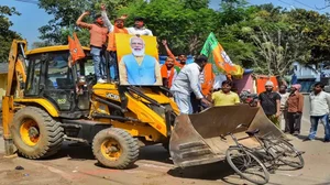 Bulldozer as a symbol of state suppression