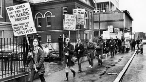 Hot button issues: Women protest against abortion laws in Boston in 1969