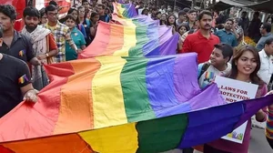 File image  : Rainbow-coloured flag, which has emerged as the symbol of the LGBTQ-rights movement over the years. 