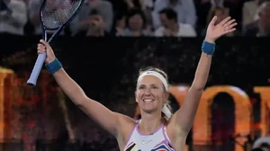 This is Azarenka's first semi appearance since the triumphs in 2012 and 2013.