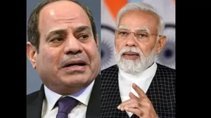 Egypt’s President Abdel Fattah Al-Sisi (Left) and PM Narendra Modi