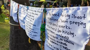 Kolkata-based artist and poet Sufia Khatoon has seeks to promote peace by making a million ‘prayer flags’ over her lifetime. 