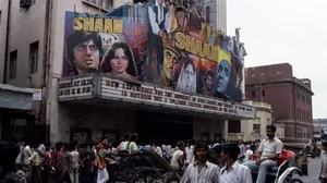 Movie hall in Calcutta, 1981