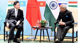 EAM S Jaishankar with Chinese counterpart Qin Gang