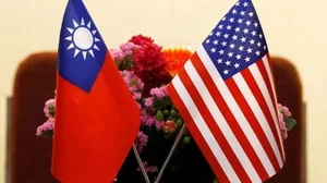 US Taiwan Flags