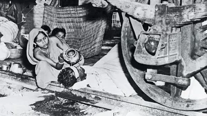 Tracks of Trauma: A Bengali refugee suffering from malaria under a train wagon on the India-Bengal border