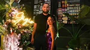 Gianluigi Donnarumma with his partner Alessia Elefante.