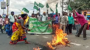 Protest over Manipur issue